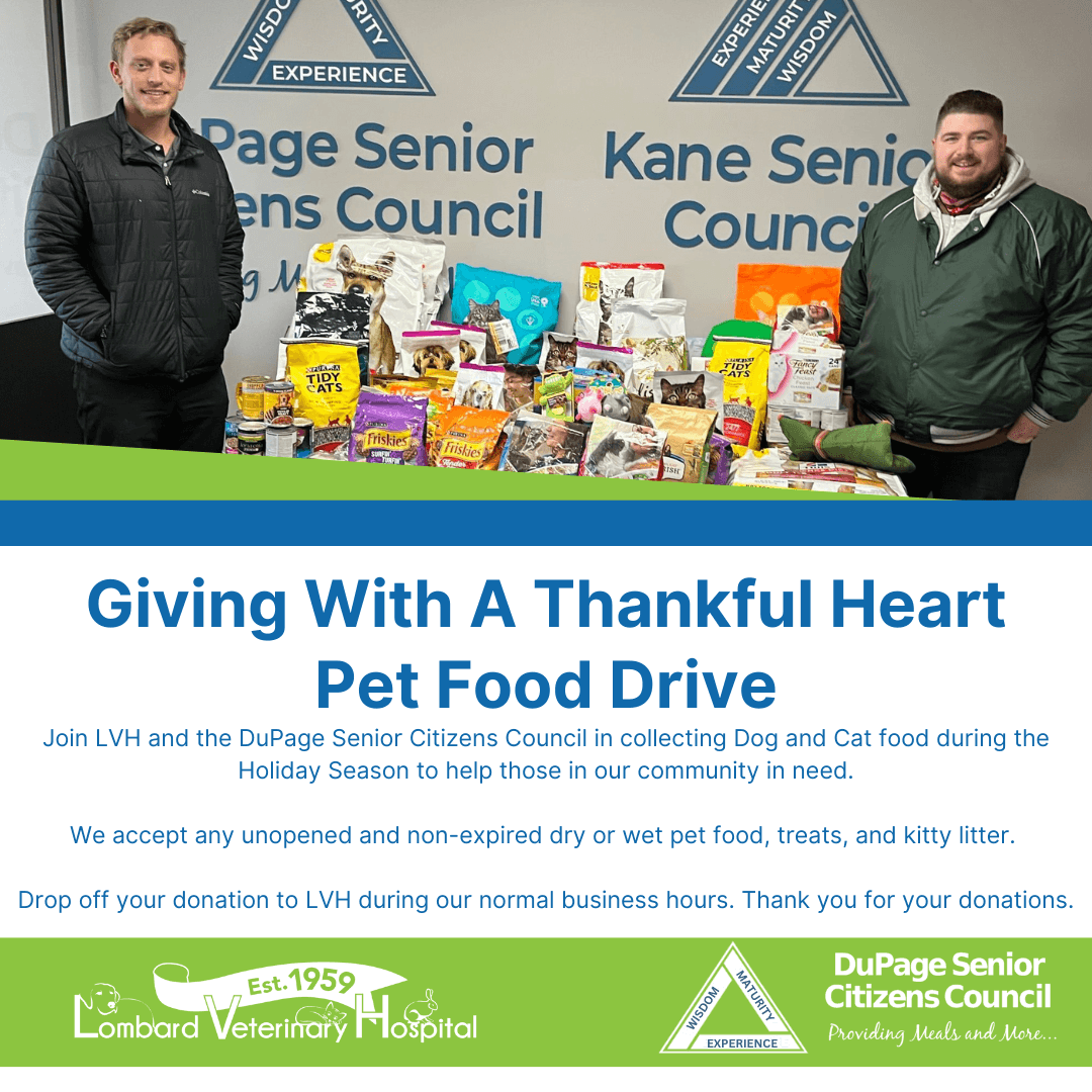Giving With A Thankful Heart Pet Food Drive